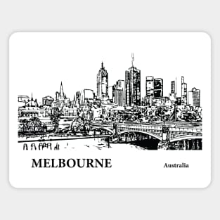 Melbourne Australia Magnet